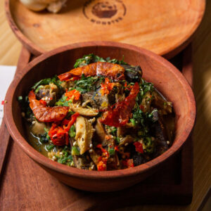 Goatmeat Okro Peppersoup