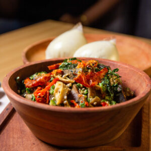 Chicken Egusi Peppersoup