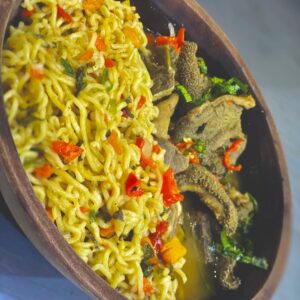 Goatmeat Noodles Peppersoup